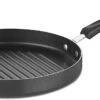 Cuisinart 2 Pack Aluminum 11" Grill And Griddle Pan Set, Black