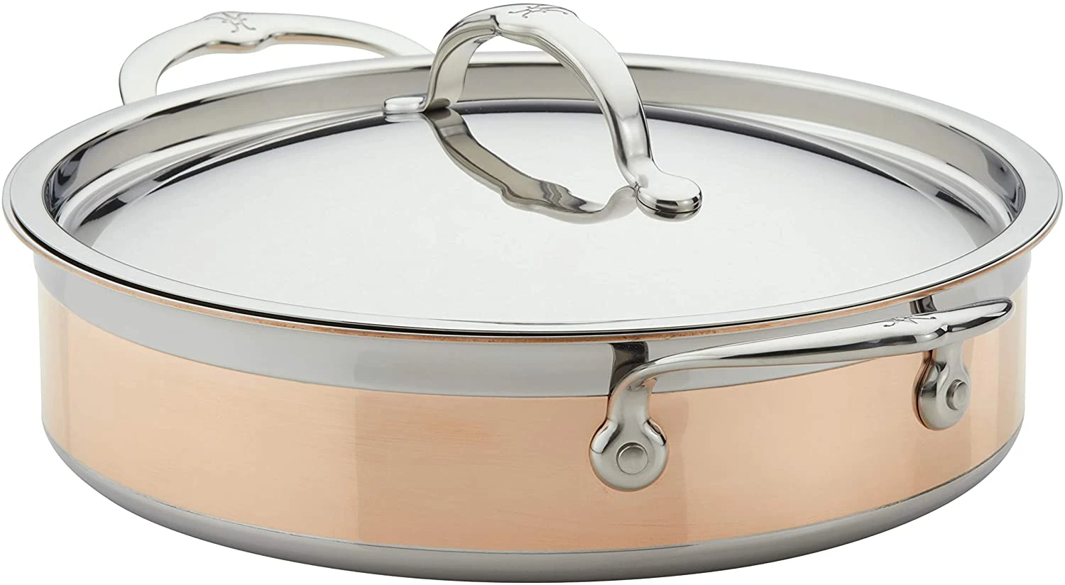Hestan Copperbond 3.5 Qt. Covered Sauteuse 1 Hestan Copperbond 3.5 Qt. Covered Sauteuse