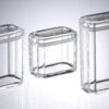 Huang Faceted Skinny Canisters