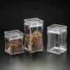 Huang Acrylic Square Canisters