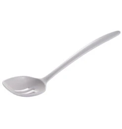 Hutzler Melamine Slotted Spoon -Kitchen Supplies Store hutzlerslotspwhite