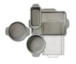 All-Clad J2575S64 Pro-Release Bakeware Set, 5 Piece, Grey