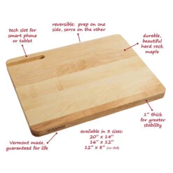 J.K. Adams Pro Classic Maple Kitchen Prep Board,16x12x1 -Kitchen Supplies Store jk adams maple kitchen prep diagram pop 45eb0791 0d54 470e 8f7c 15ea483464b2