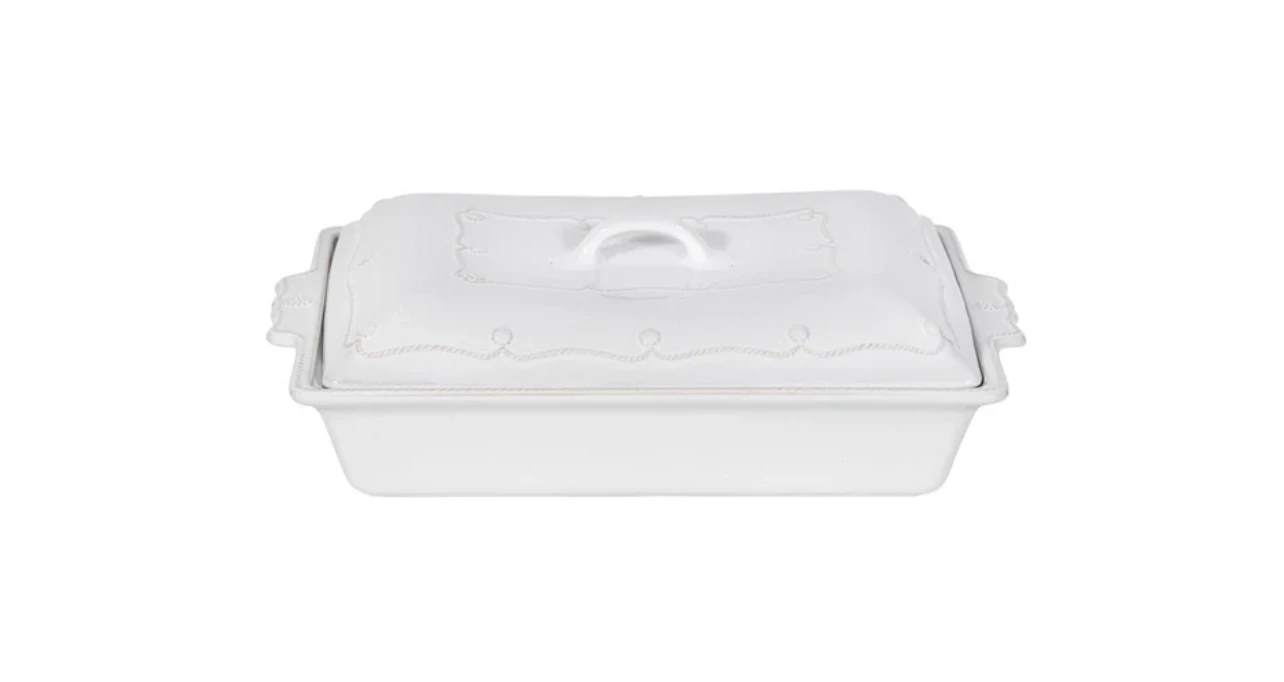 Juliska Berry & Thread Whitewash Lidded Baker 1 Juliska Berry & Thread Whitewash Lidded Baker