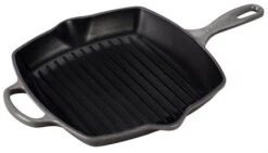 Le Creuset 10.25 Inch Signature Square Skillet Grill -Kitchen Supplies Store ls2021 267f skillet grill oyster 10.25 inch