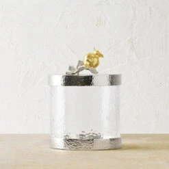 Michael Aram Silver & Gold Pomegranate Canisters