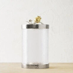 Michael Aram Silver & Gold Pomegranate Canisters -Kitchen Supplies Store ma 174122