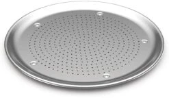 Nordic Ware Naturals Aluminum Commercial 16" Hot Air Pizza Crisper, Silver