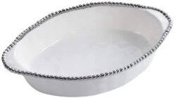 Pampa Bay Salerno Baking Dish -Kitchen Supplies Store pampa silver oval