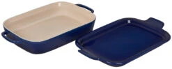 Le Creuset Of America Le Creuset Stoneware Rectangular Dish With Platter Lid, 2.75 Qt -Kitchen Supplies Store pg2015 1378