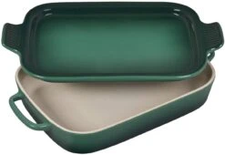 Le Creuset Of America Le Creuset Stoneware Rectangular Dish With Platter Lid, 2.75 Qt -Kitchen Supplies Store pg2015 13795