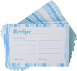 CR Gibson 4x6 Recipe Cards -Kitchen Supplies Store q12 25762