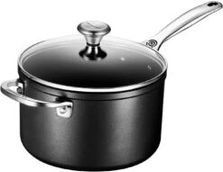 Le Creuset Toughened Nonstick PRO Saucepan With Glass Lid -Kitchen Supplies Store sauce4