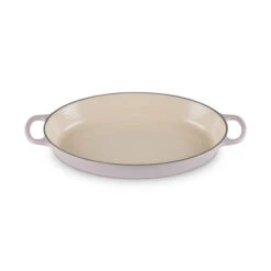 Le Creuset Enameled Cast Iron Signature Oval Baker, 3qt -Kitchen Supplies Store shallot 20188360654422 002