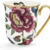 Spode White Floral Coffee Mug