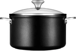Le Creuset Toughened Nonstick PRO 6-1/3 Qt. Stockpot With Glass Lid