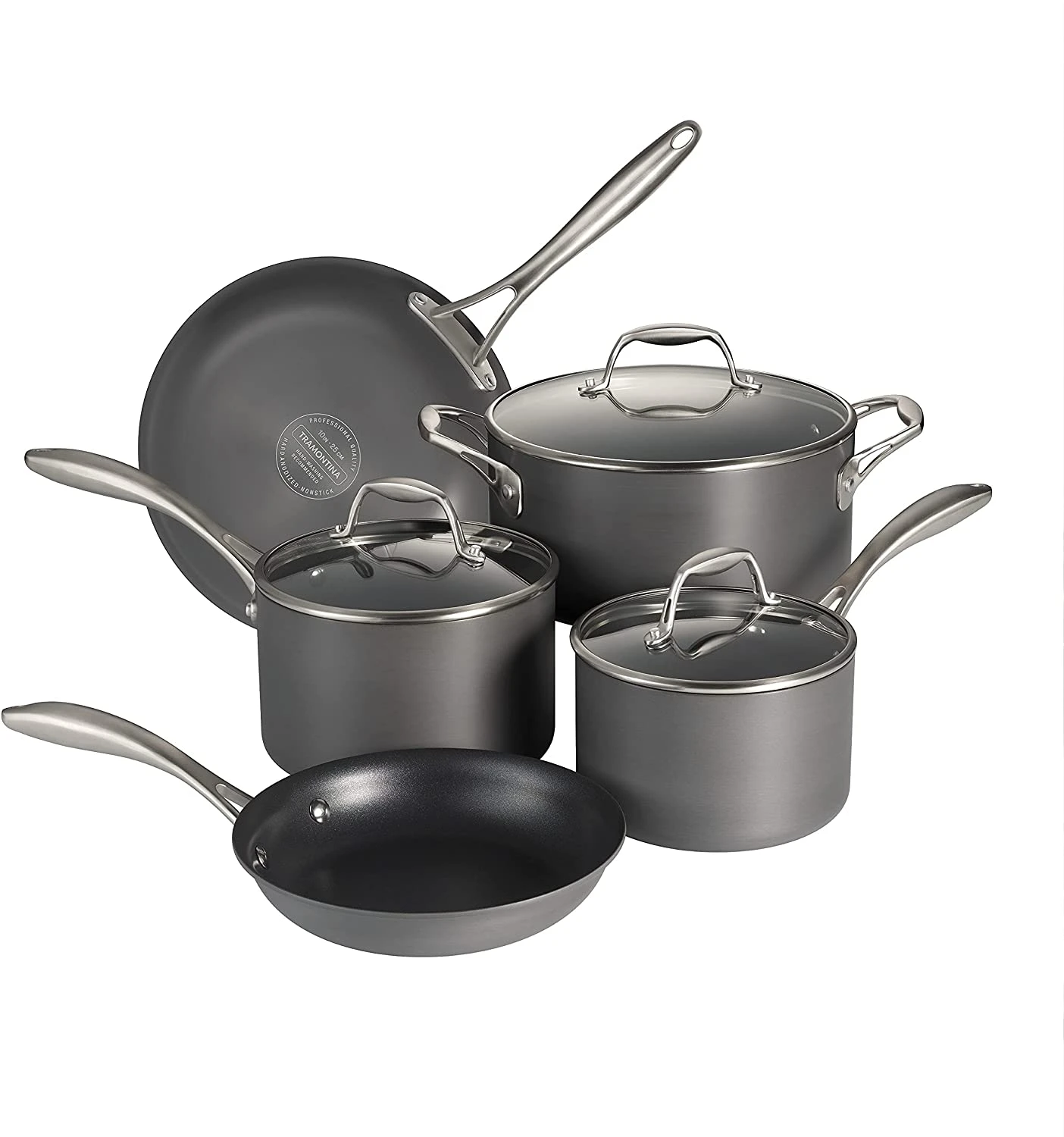 Tramontina Cookware Set, Hard Anodized 1 Tramontina Cookware Set, Hard Anodized