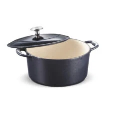 Tramontina 5.5 Qt Enameled Cast-Iron Series 1000 Covered Round Dutch Oven 15 Tramontina 5.5 Qt Enameled Cast-Iron Series 1000 Covered Round Dutch Oven -Kitchen Supplies Store tram80131 038ds
