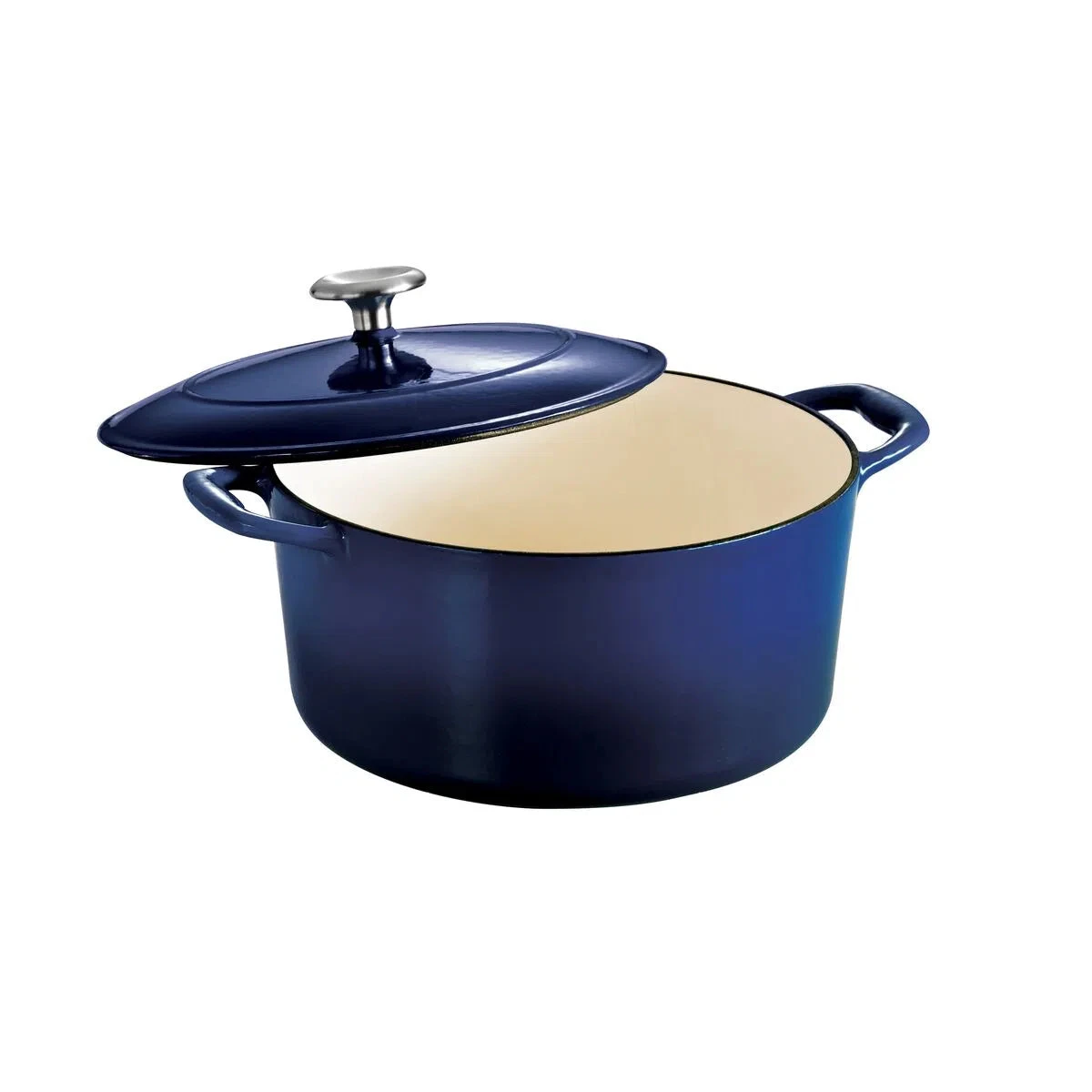 Tramontina 5.5 Qt Enameled Cast-Iron Series 1000 Covered Round Dutch Oven 2 Tramontina 5.5 Qt Enameled Cast-Iron Series 1000 Covered Round Dutch Oven - Image 2