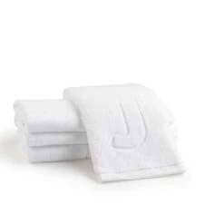 Waterdale Collection Finger Towels W/ Initials -Kitchen Supplies Store waterdaletowelJ