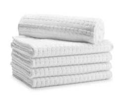 EAD Poli-Check Dish Towels -Kitchen Supplies Store white check